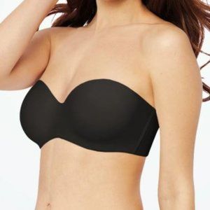 Lilyette by Bali Black Strapless Bra 34DD